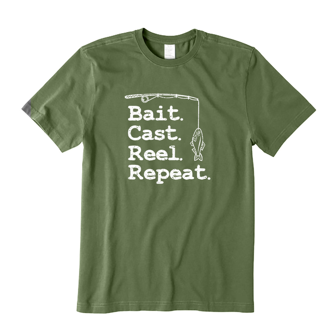 Bait Cast Reel Repeat Fishing T-Shirt