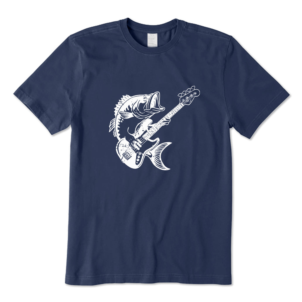 Bass Guitar Fish Pun T-Shirt
