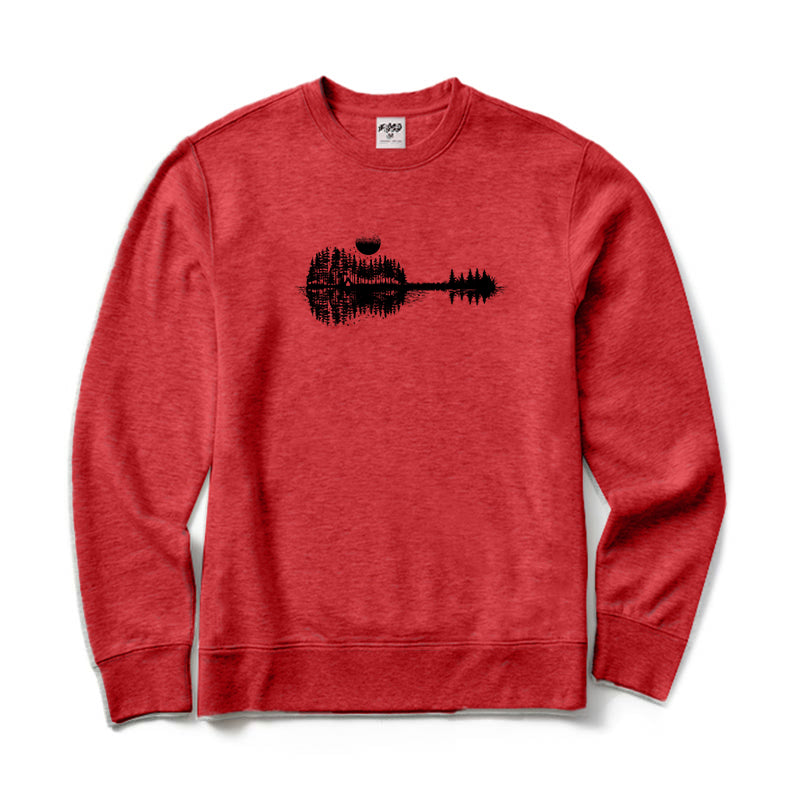 Nature Guitar Crewneck Sweatshirt
