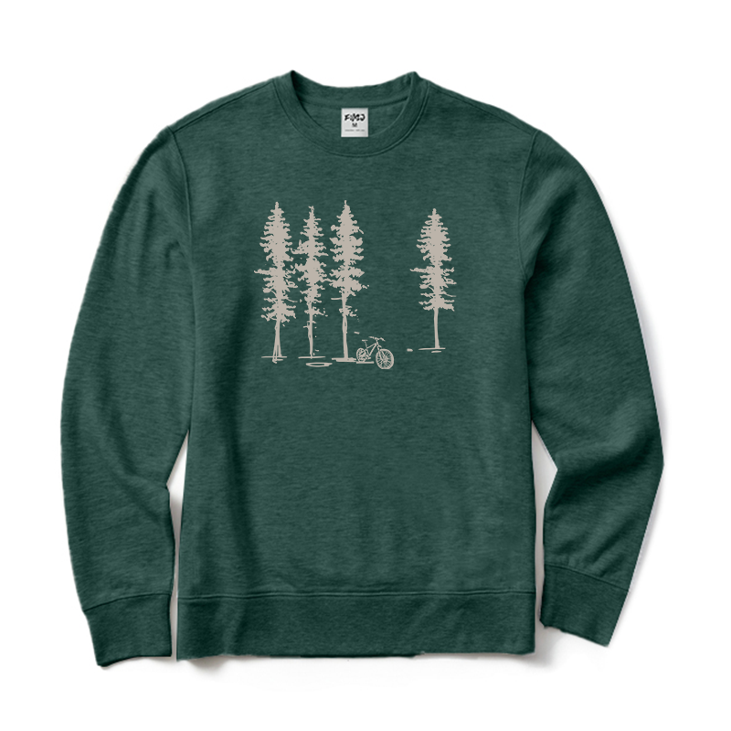 Mountain Bike Crewneck Sweatshirt