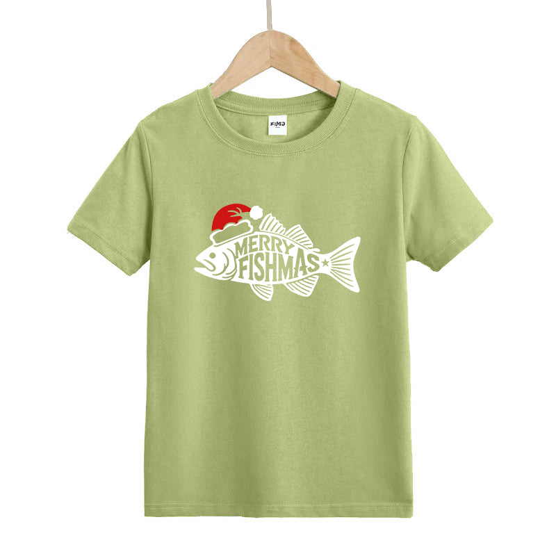 Merry Fishmas Kids T-Shirt