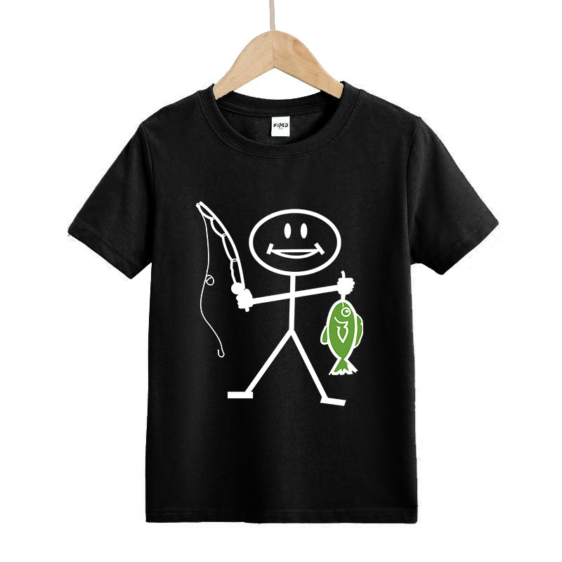 HAPPY FISHING Kids T-SHIRT