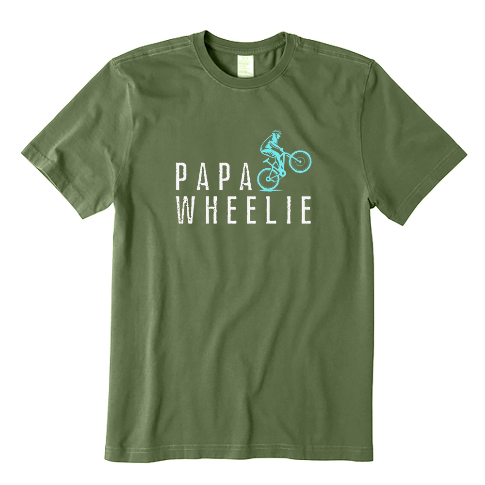 Papa Wheelie Cycling T-Shirt