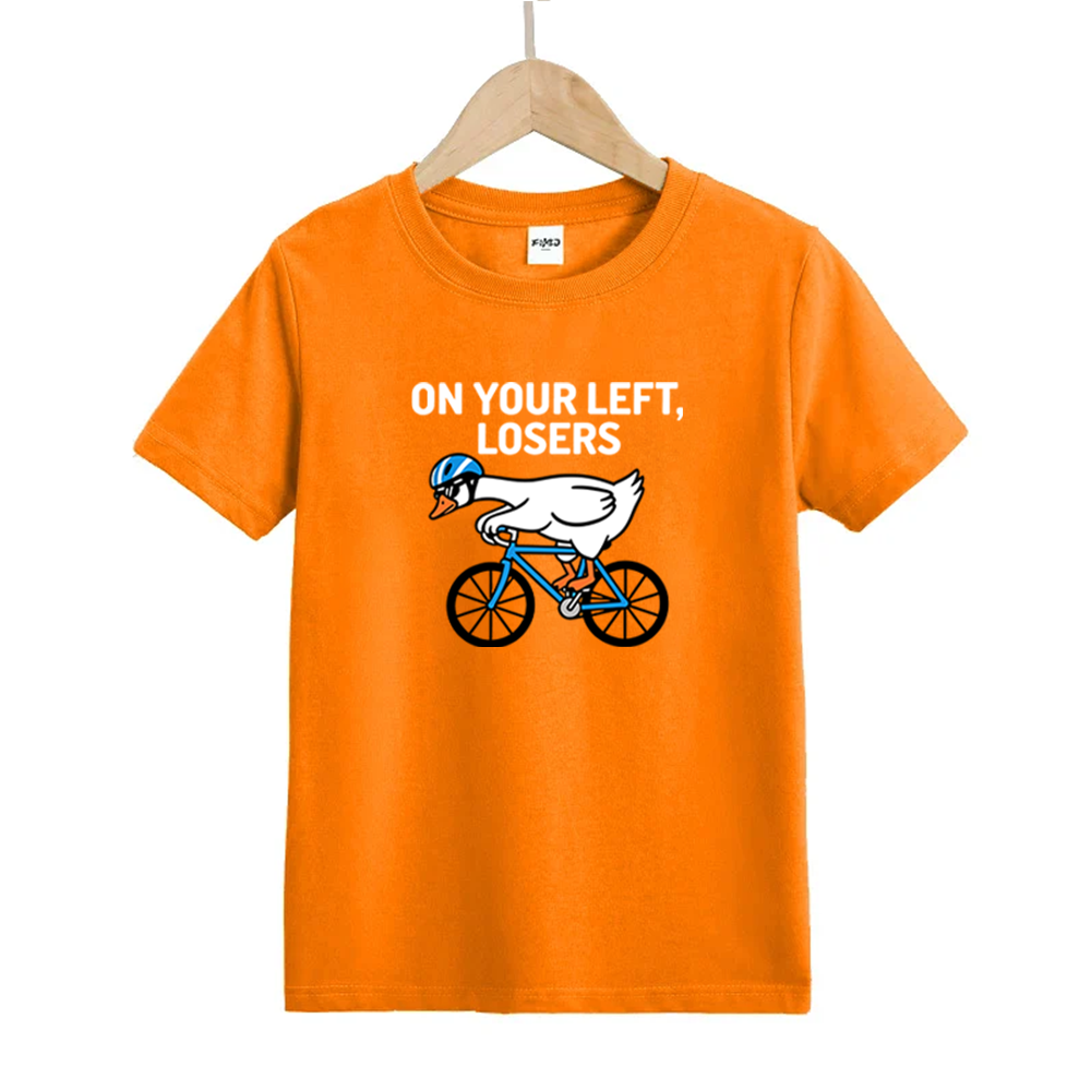 On Your Left Losers Cycling Kids T-Shirt
