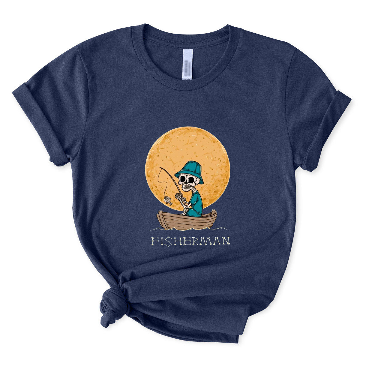 Skeleton Fisherman T-Shirt for Women