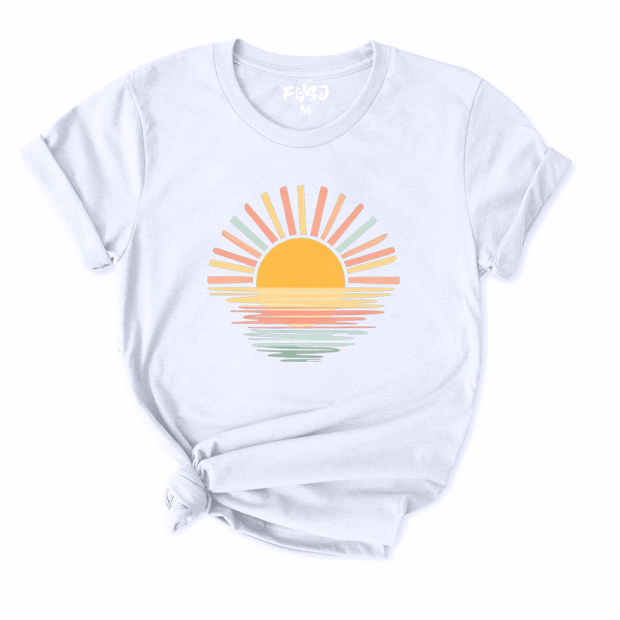 Retro Sun & Sea T-Shirt for Women