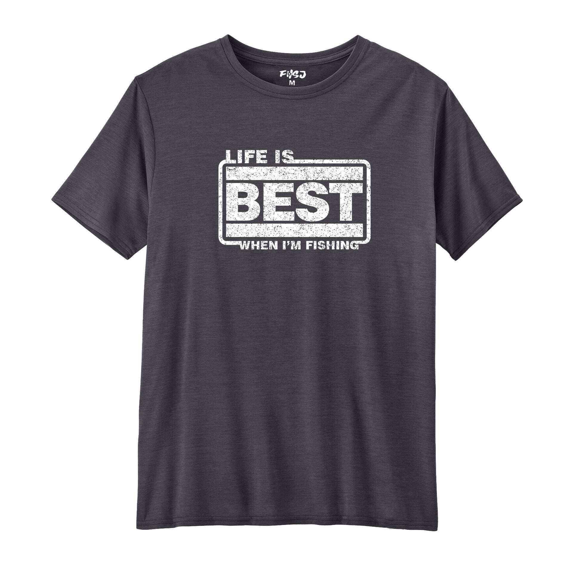 Life is best when i‘m fishing Performance T-SHIRT