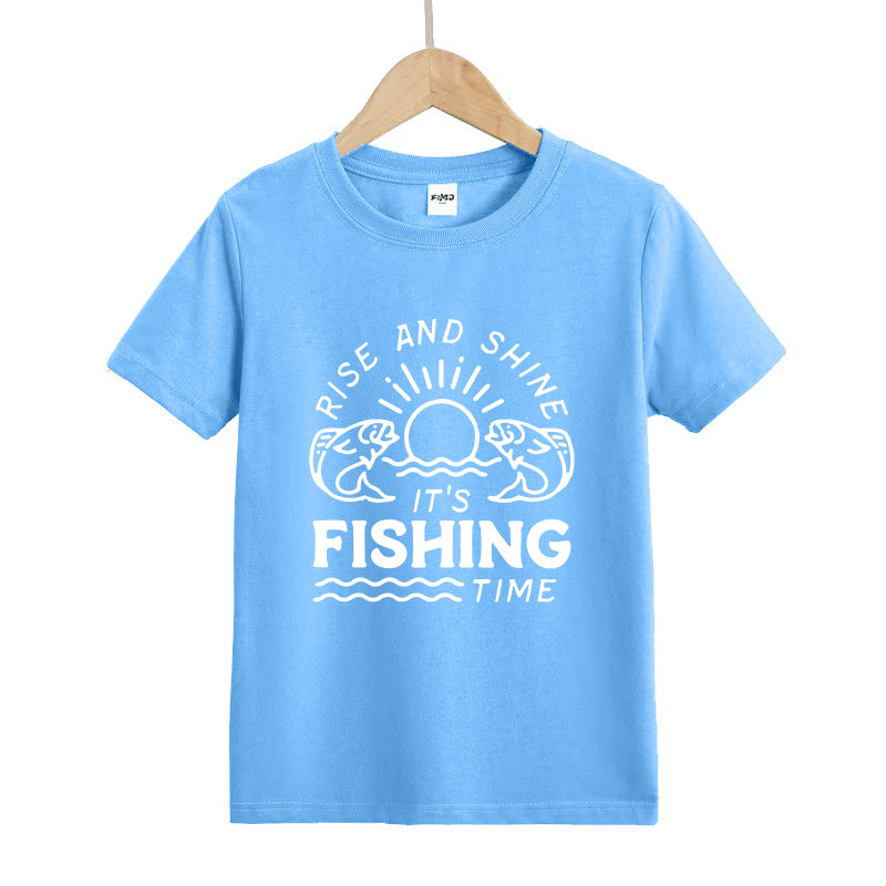It's Fishing Time Kid's T-Shirts