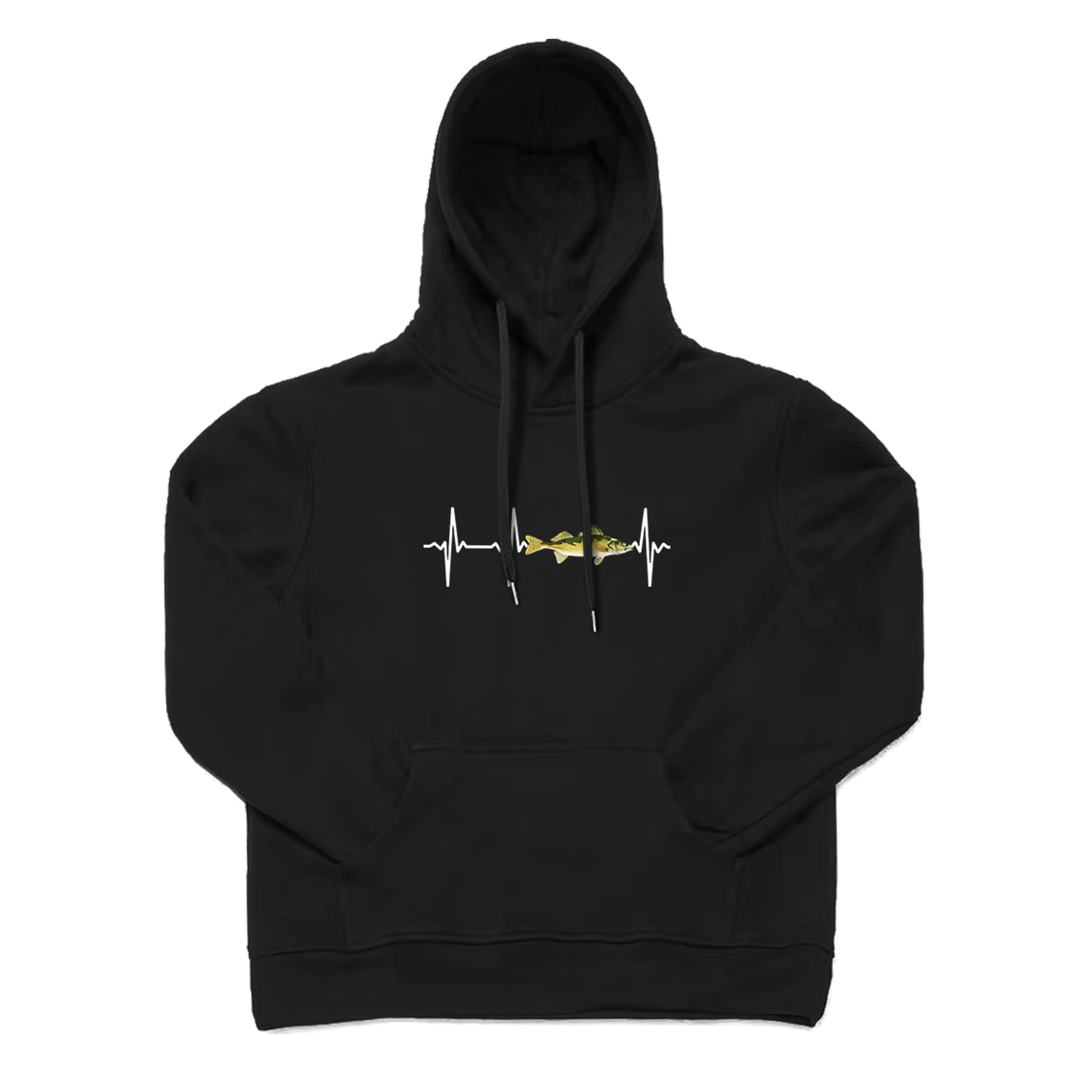 Walleye Heartbeat Hoodie