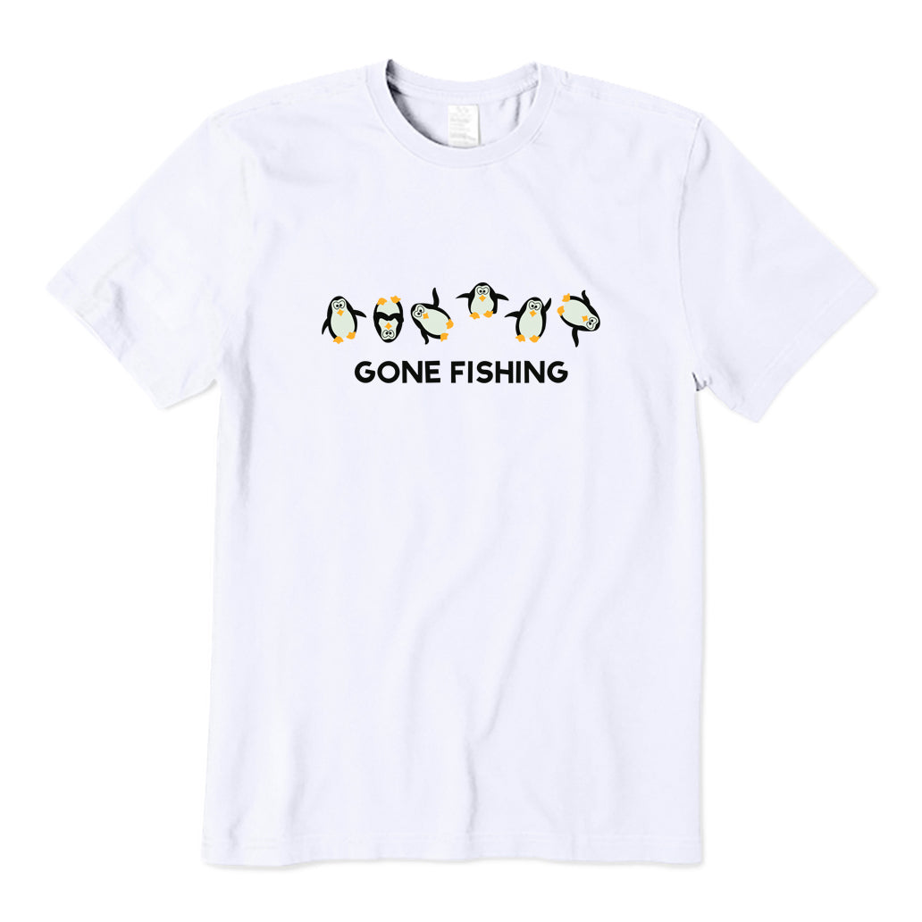 Penguins Gone Fishing T-Shirt