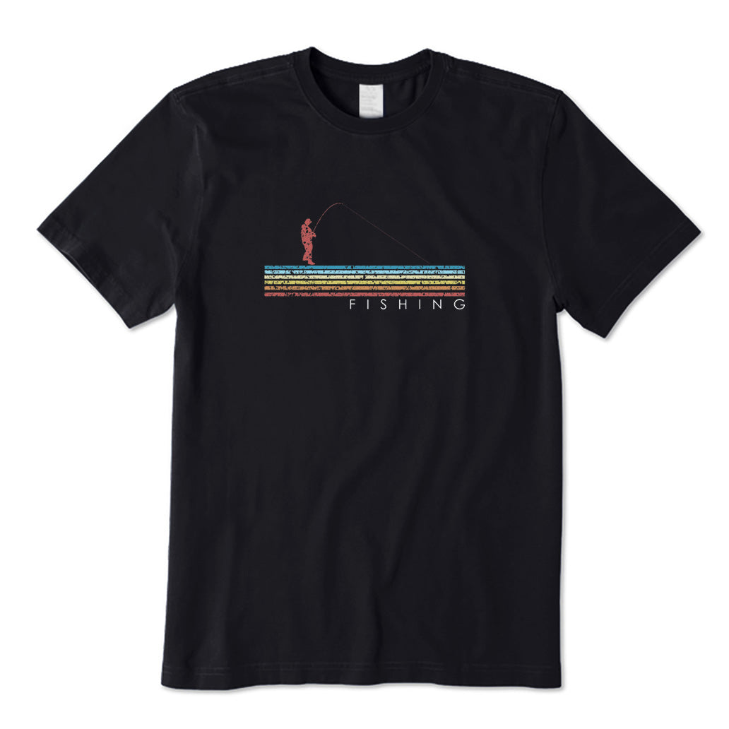 Fishing Retro Rod Vintage T-Shirt