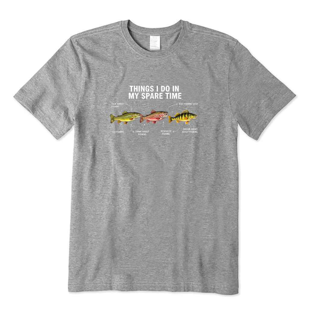 Spare Time Fishing Obsessed T-shirt