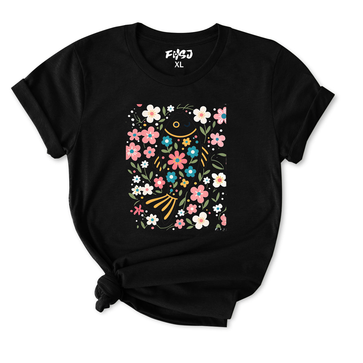 Floral fish T-Shirt for Women