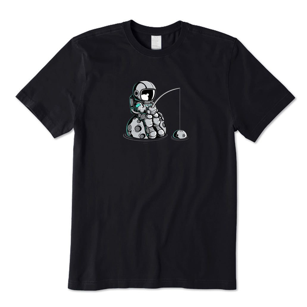 Astronaut Fishing in Space T-Shirt