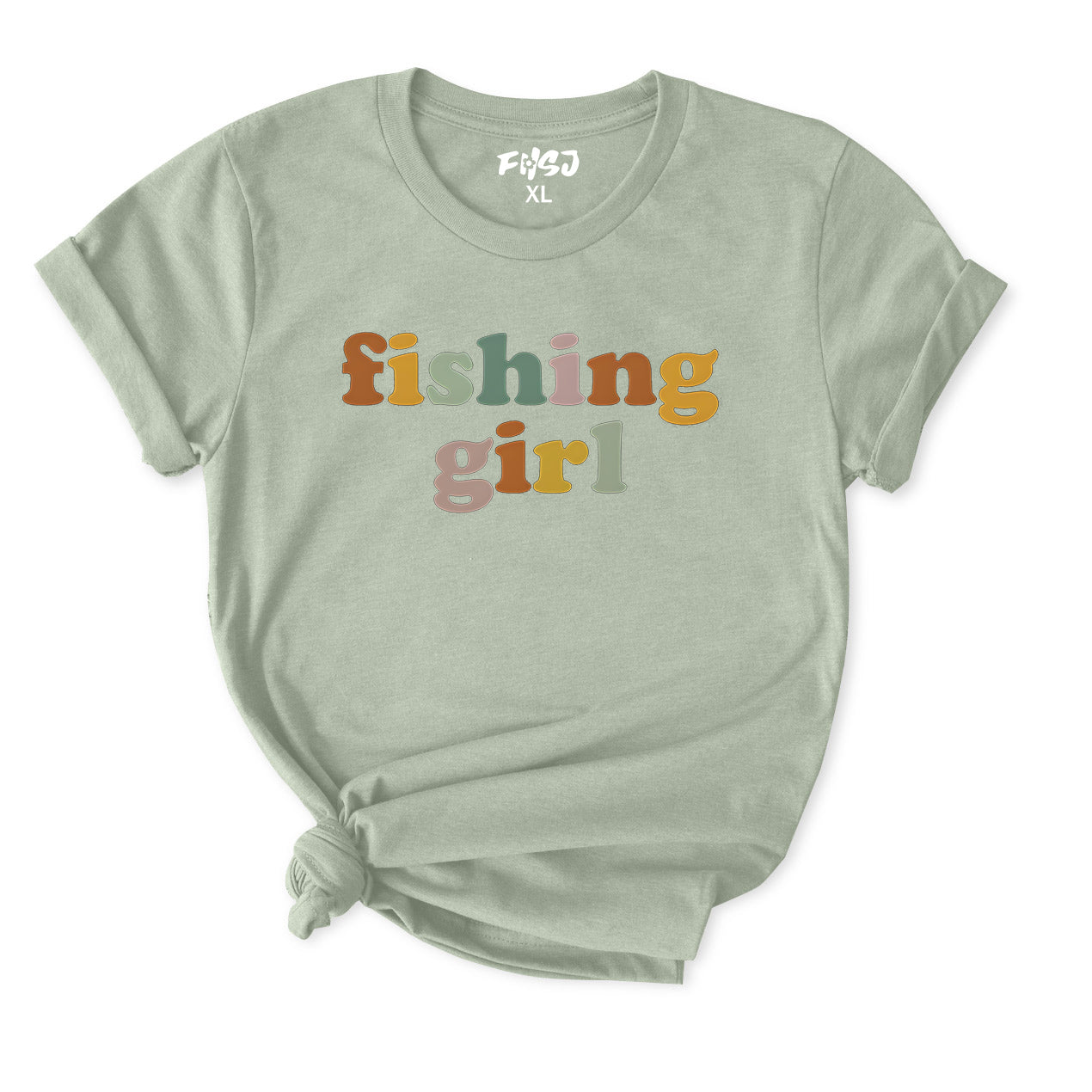 Fishing Girl T-Shirt for Women