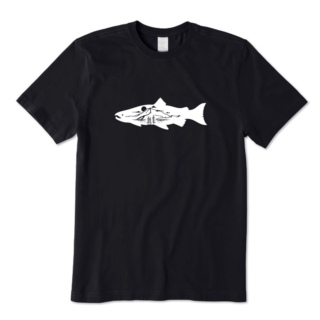 Salmon Mountains Sun Lake  T-Shirt