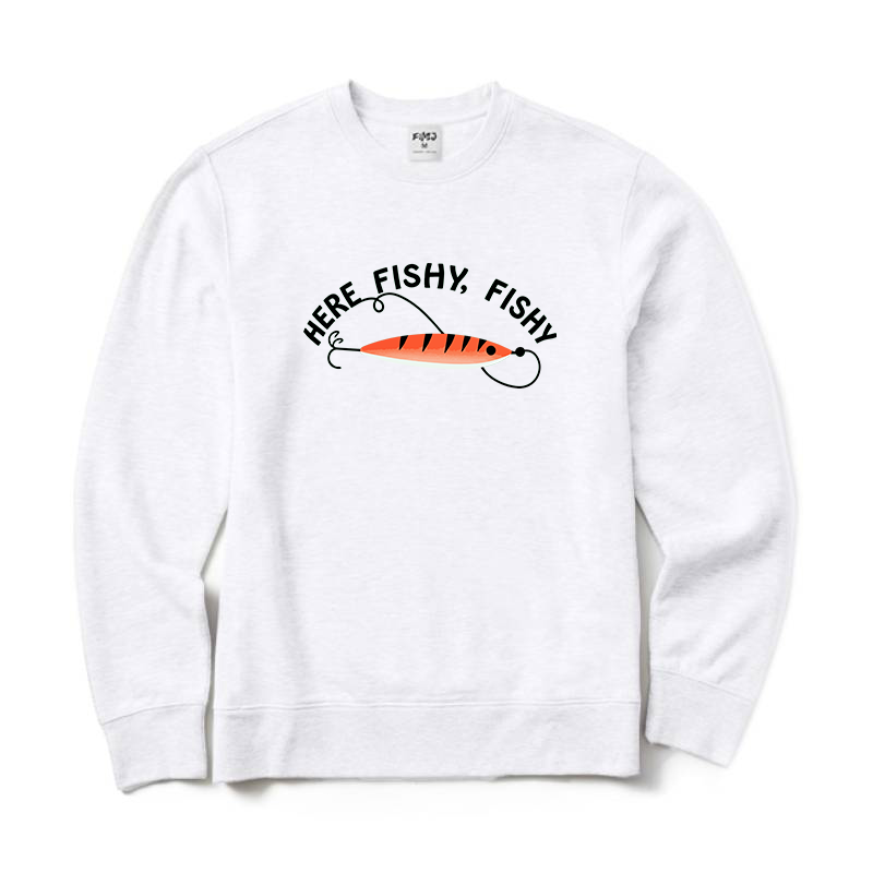 Here Fishy Fishy Crewneck Sweatshirt