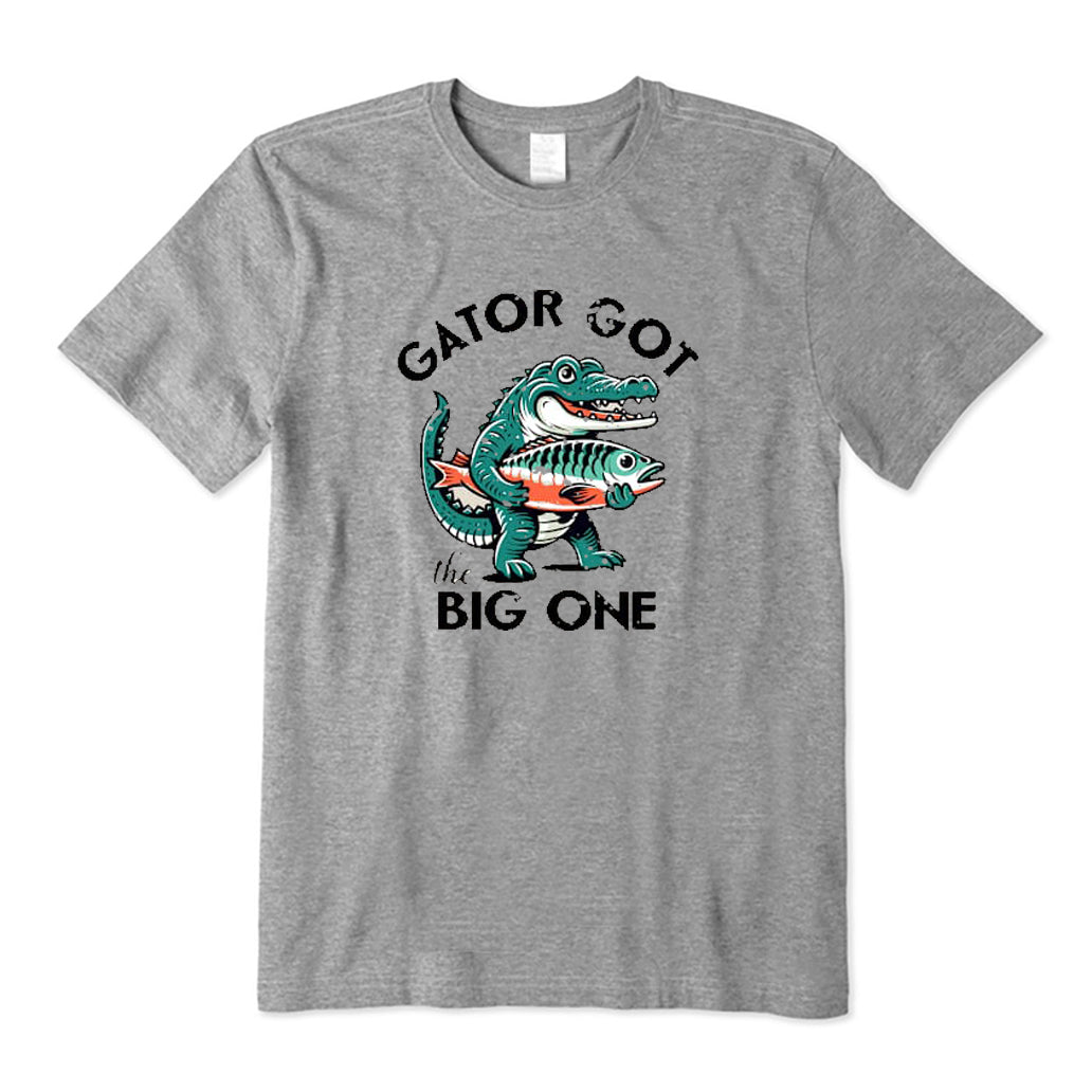 An Alligator Catches A Big Fish T-Shirt