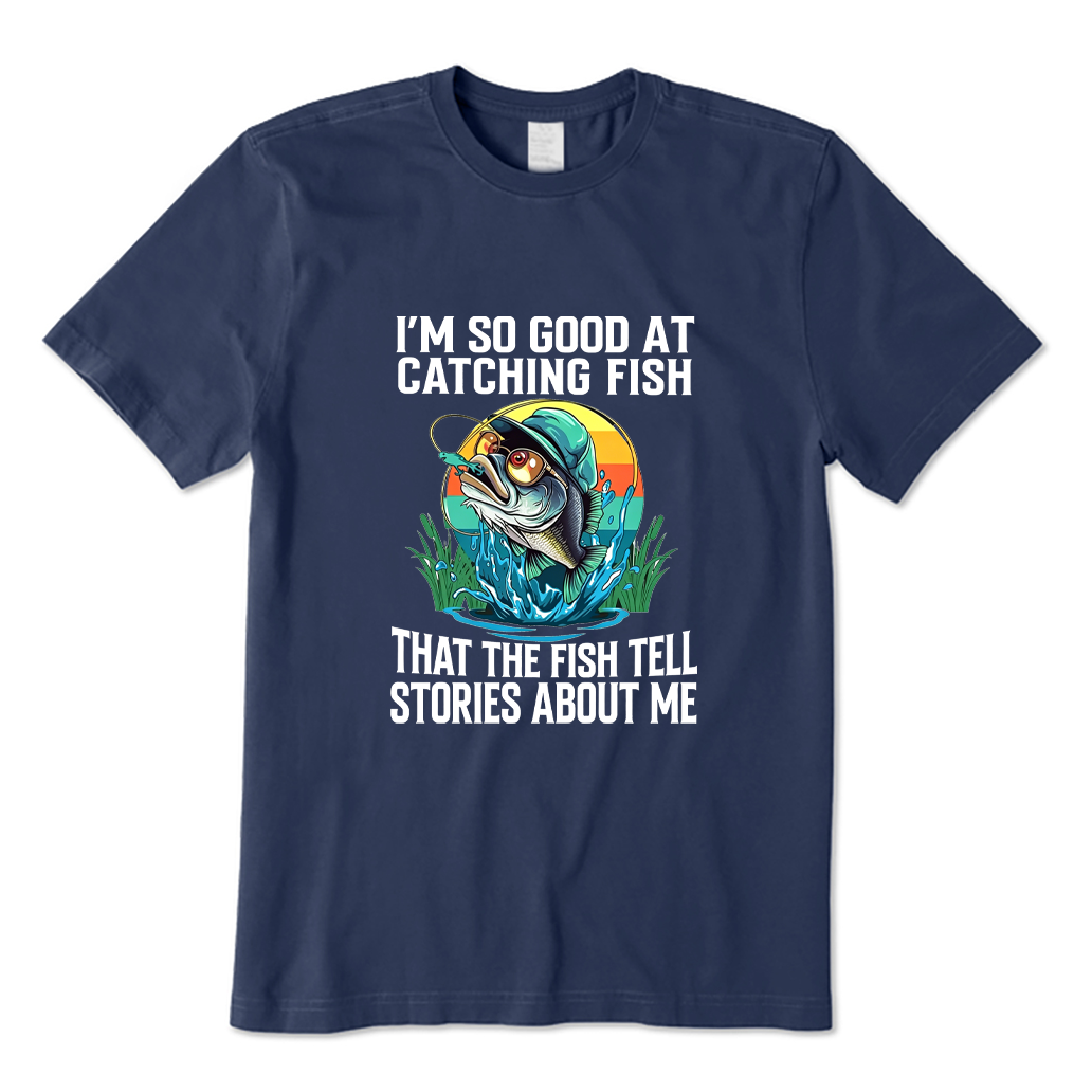 Funny Retro Sunset Bass Fishing T-shirt