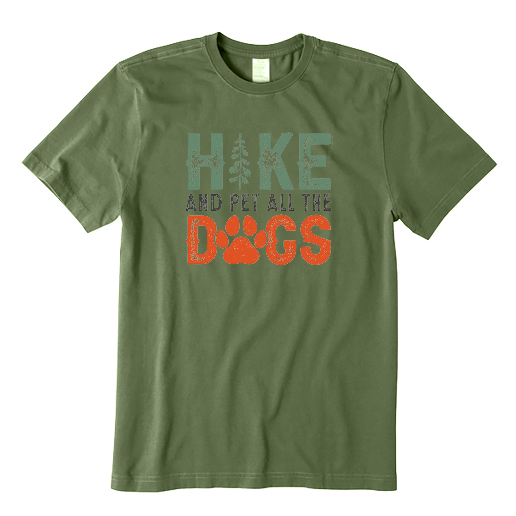Hike and Pet All The Dogs T-Shirt