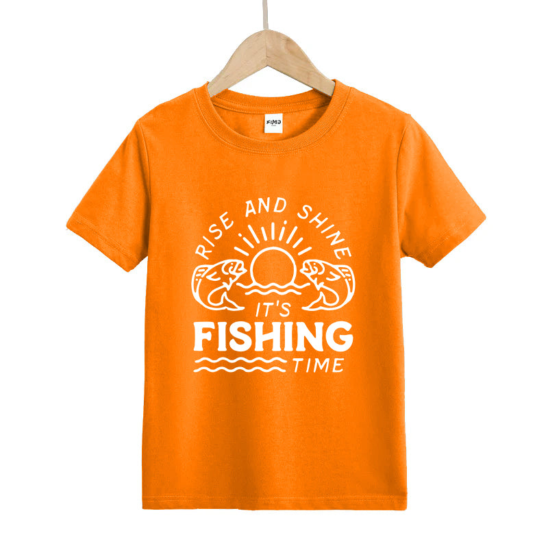 It's Fishing Time Kid's T-Shirts