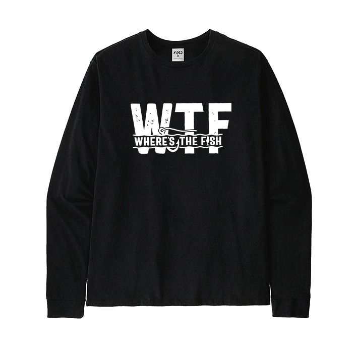 WTF Where's The Fish Long Sleeve T-Shirt