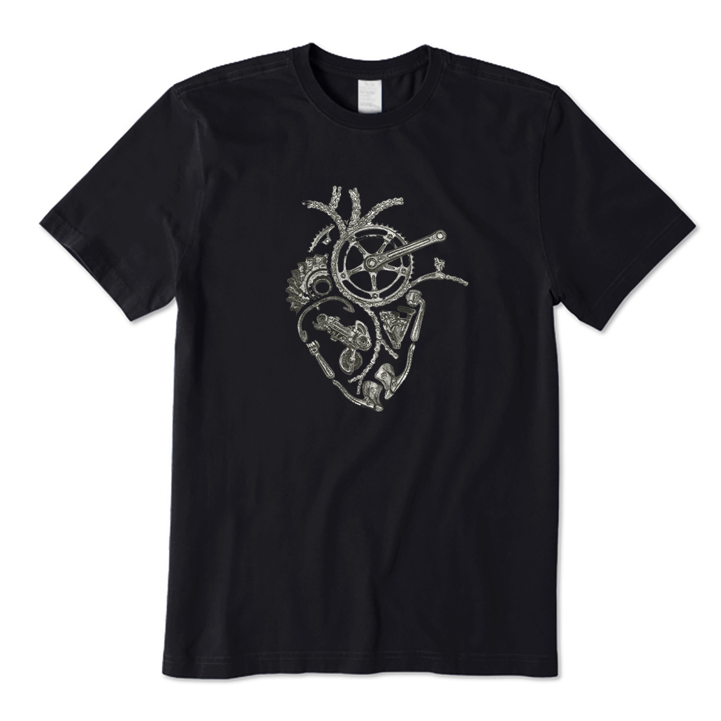 Heart Powered by Pedals T-Shirt