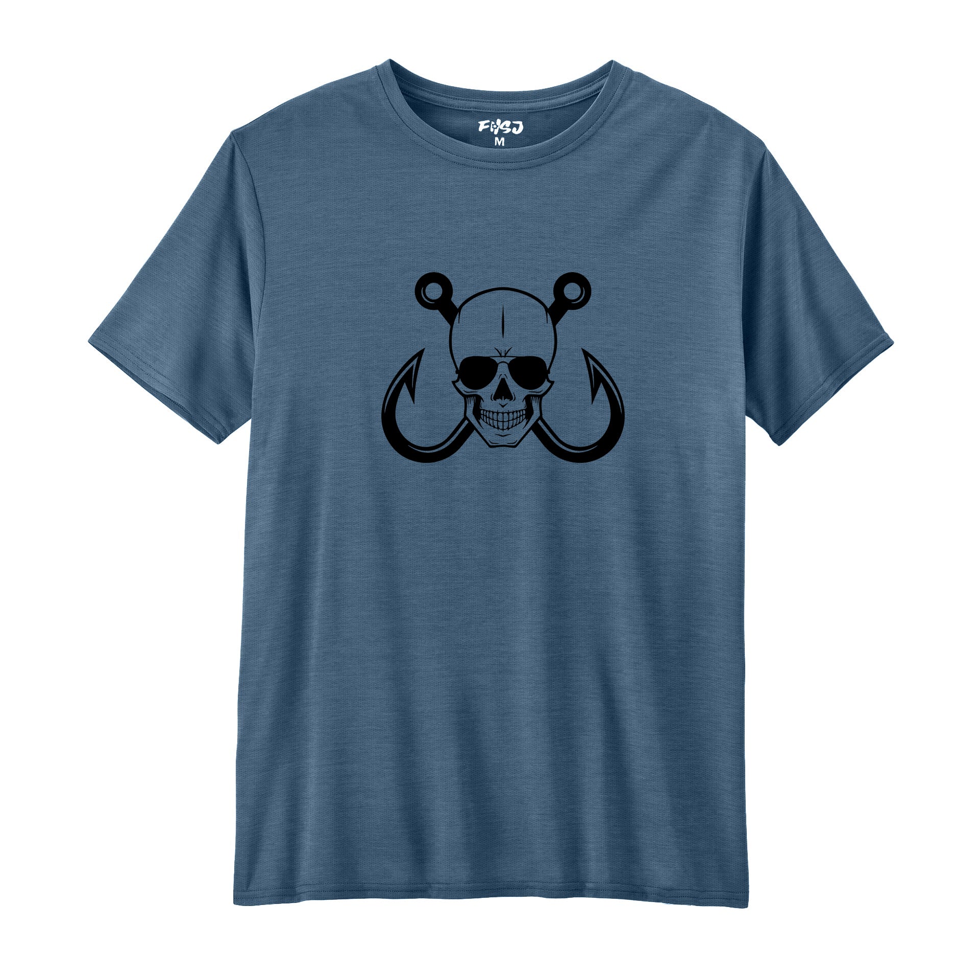 SKULL FISHING HOOK Performance T-SHIRT