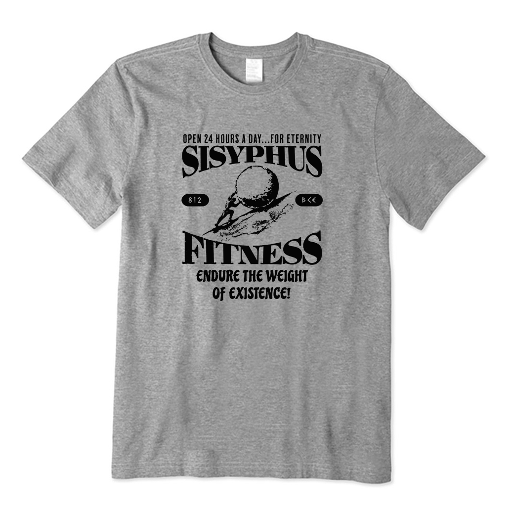 Sisyphus Fitness Funny Athlete T-shirt