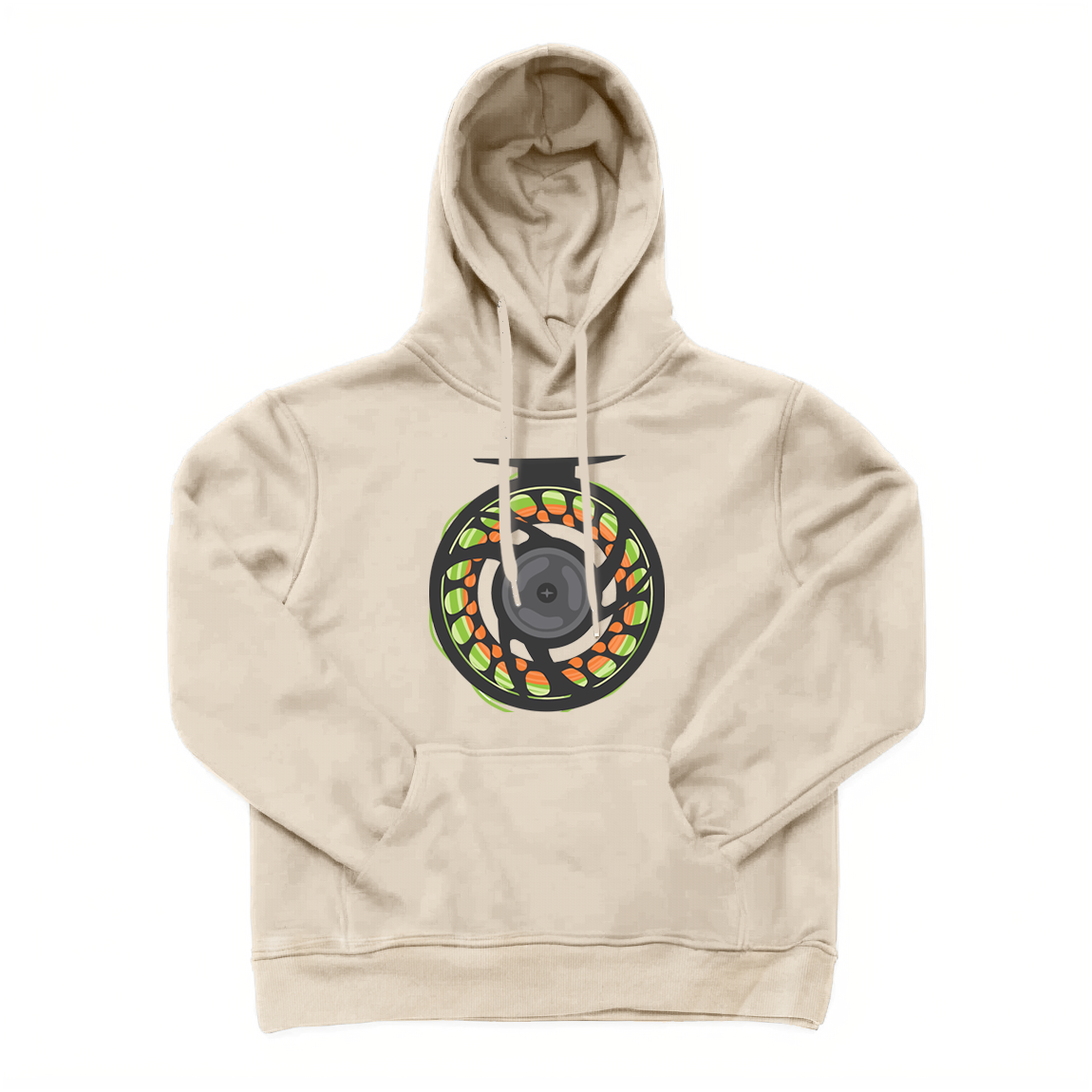 Fly Fishing Reel Hoodie