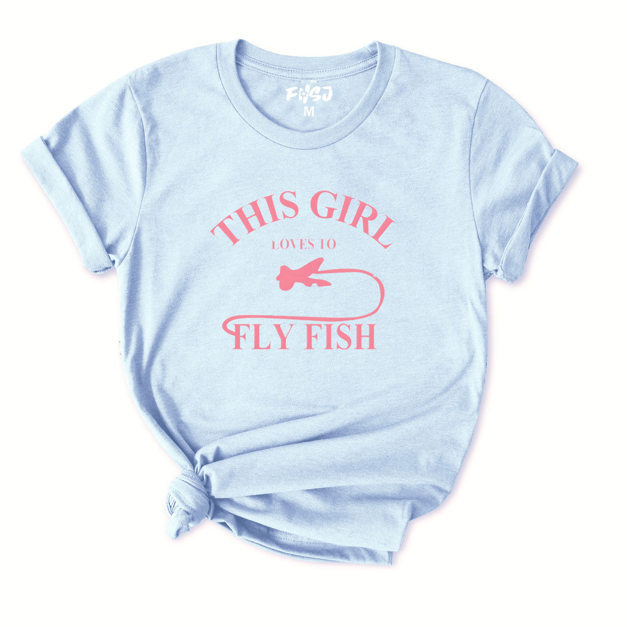 This Girl Loves To Fly Fish Fishing T-Shirt for Women