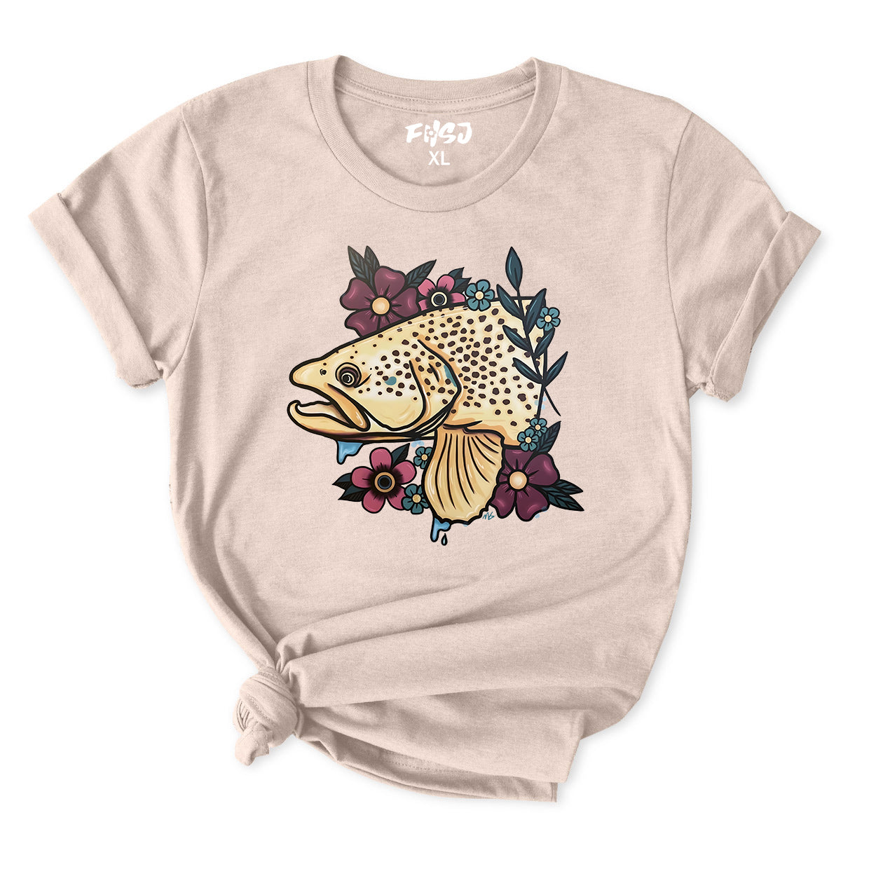 Beautiful Brown Trout T-Shirt for Women