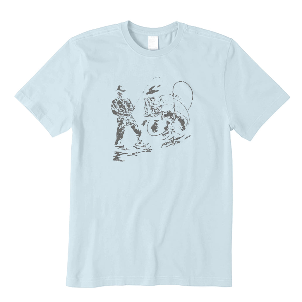 Vintage Fisherman Fishing Bass Hobby T-Shirt
