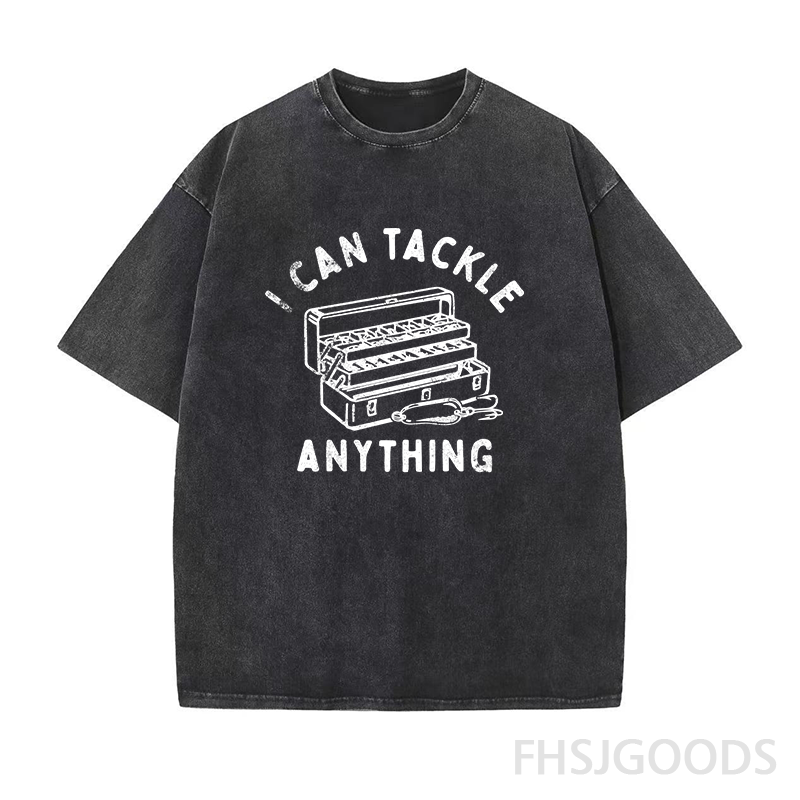 I Can Tackle Anything Unisex Distressed T-Shirt