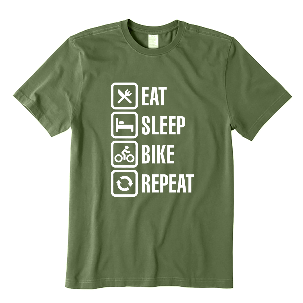Eat Sleep Bike Repeat Cycling T-shirt