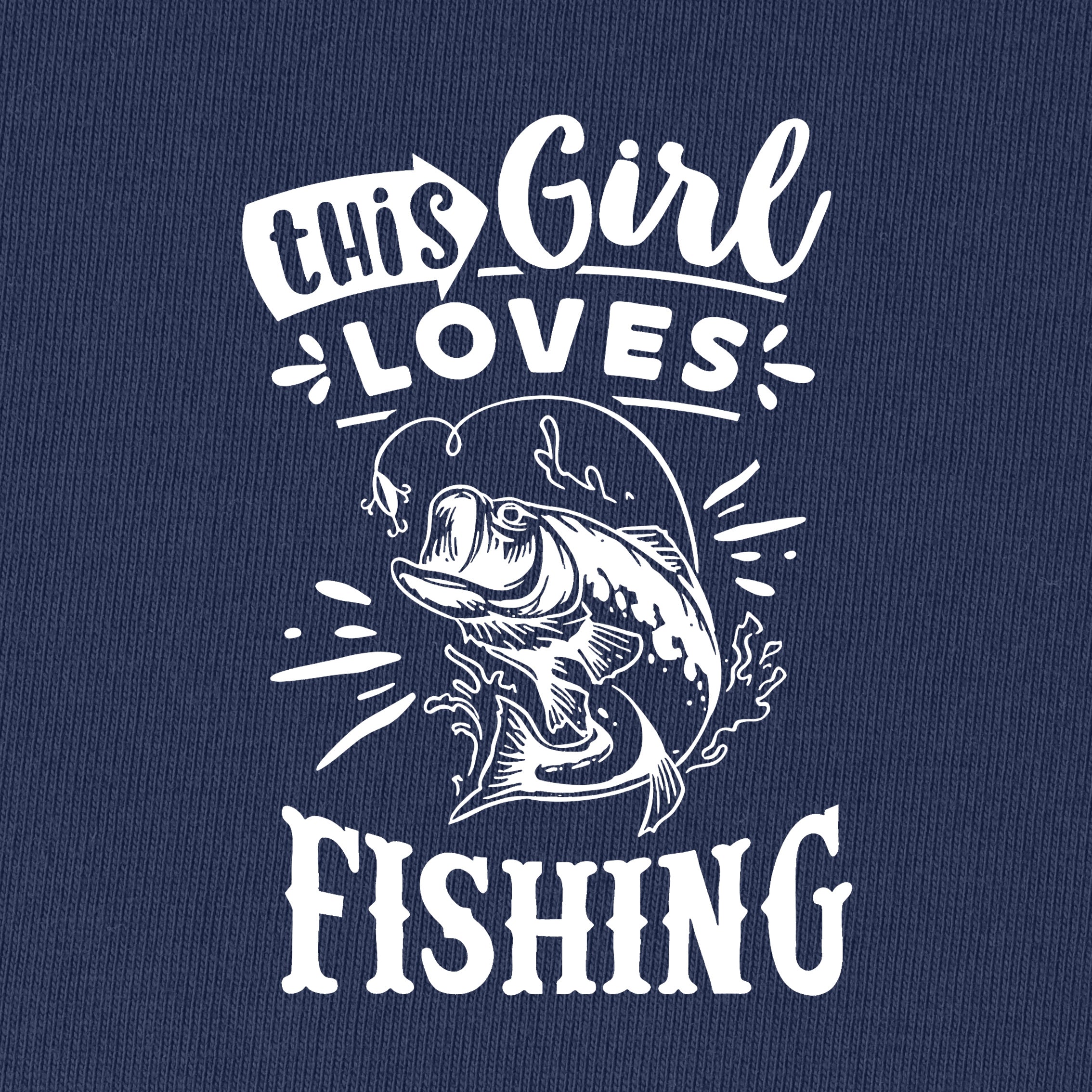 This Girl Loves Fishing T-Shirt for Women