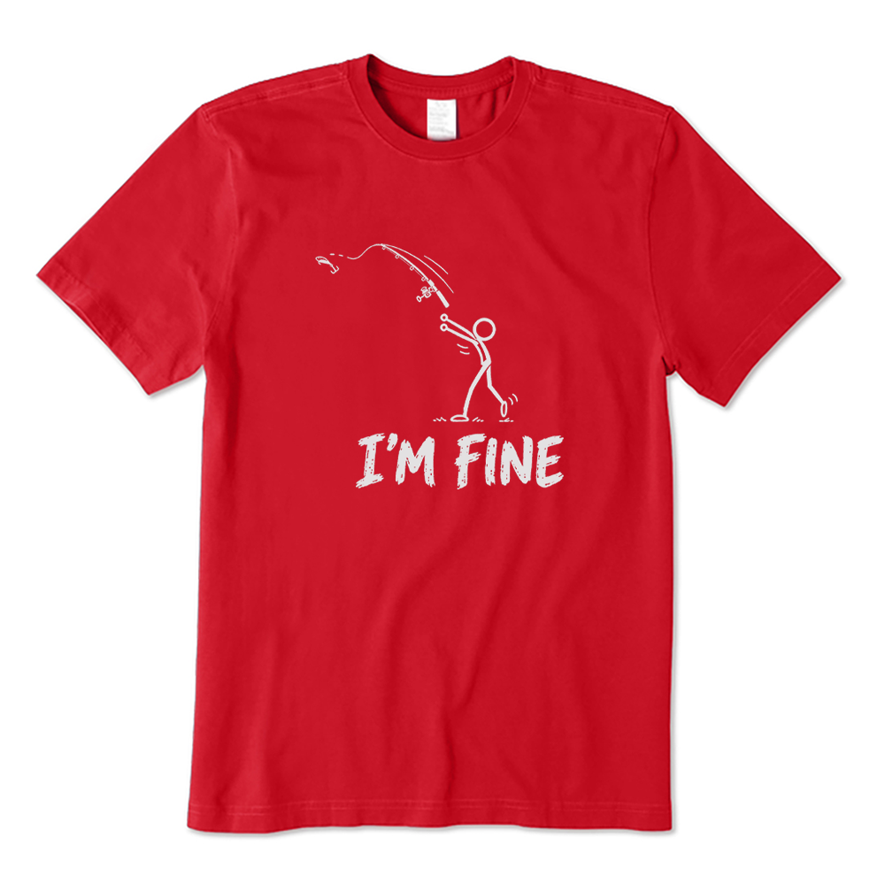I'm Fine Fishing Accident T-Shirt