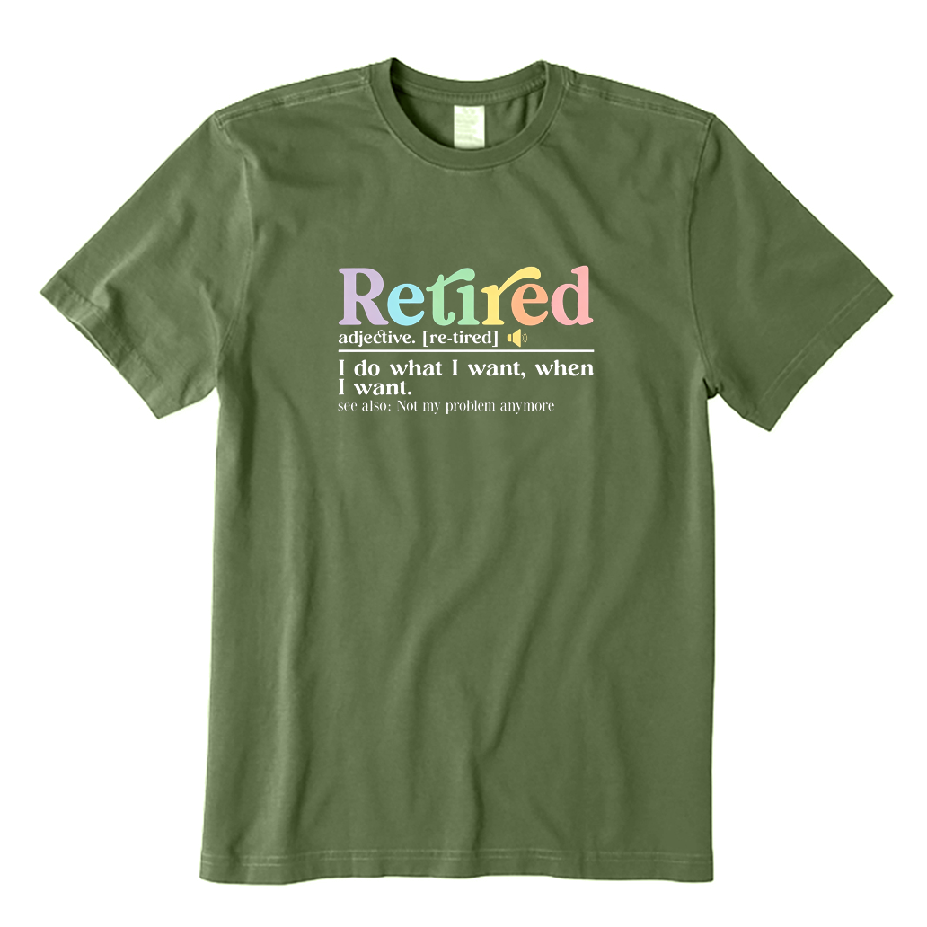 Retired Definition T-shirt