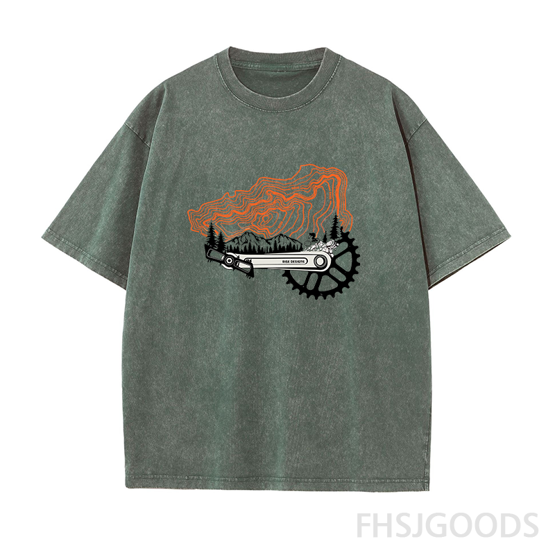 Chasing The Track BIKE Unisex Distressed T-Shirt