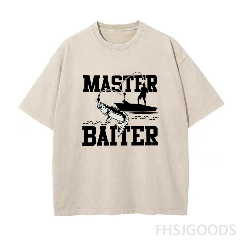 Master Baiter Fishing Unisex Distressed T-Shirt