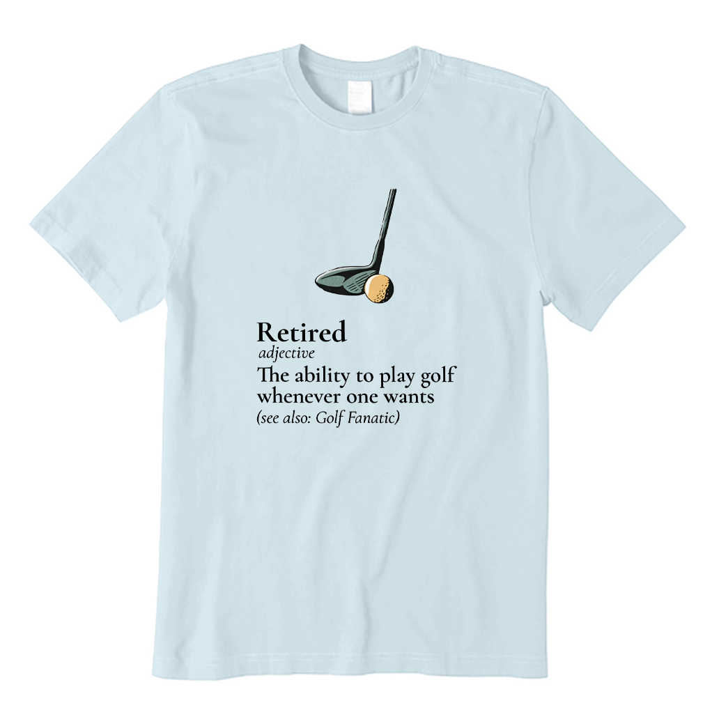 Funny Retirement Golf T-shirt