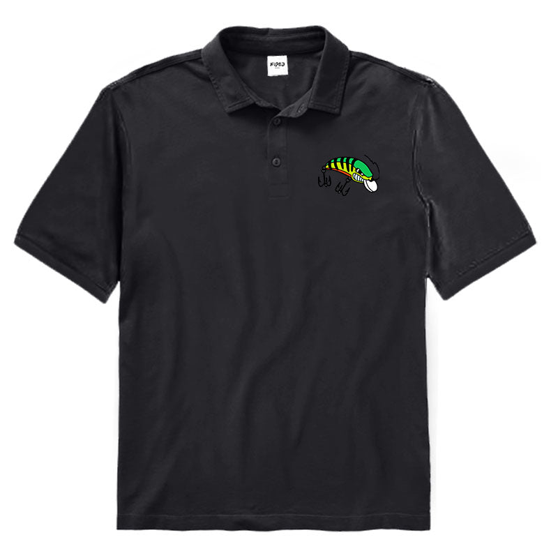 Funny Fishing Lure Polo Shirt