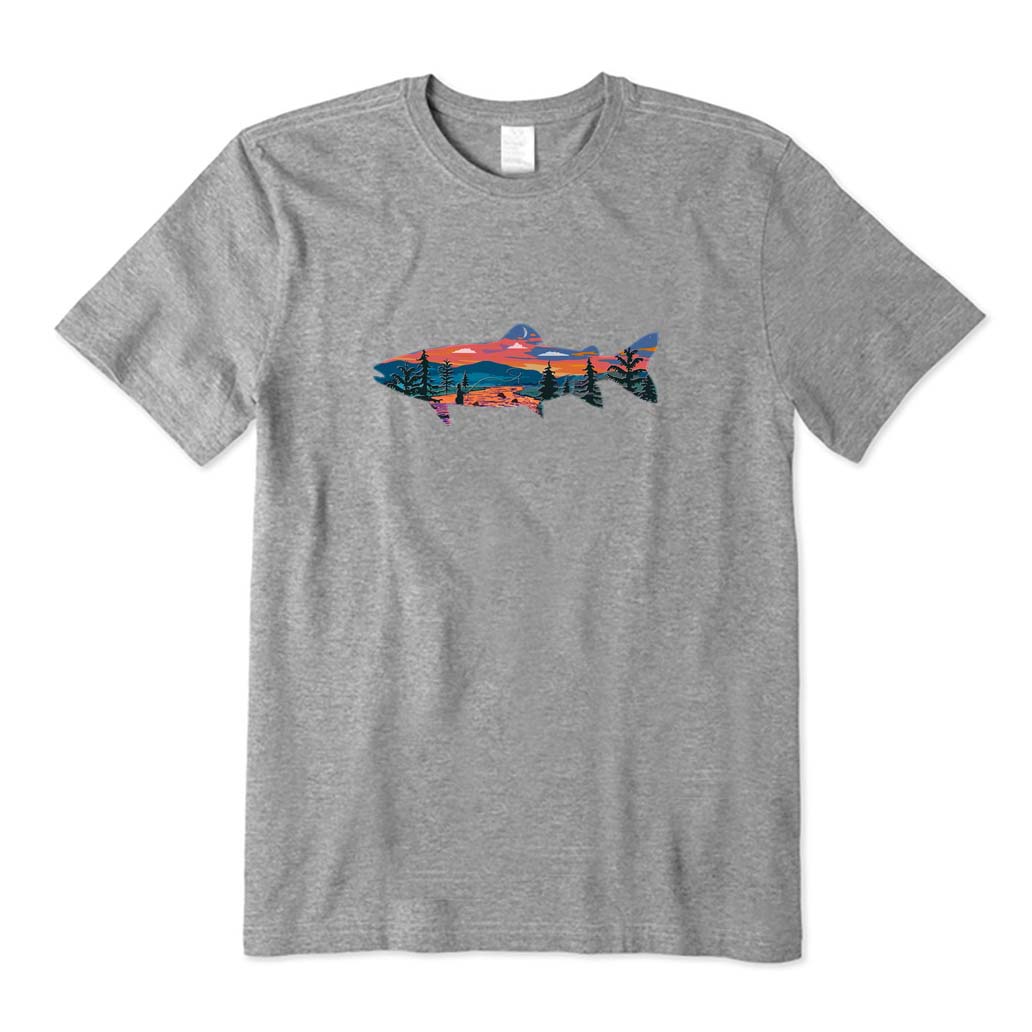 Trout and Landscape T-Shirt