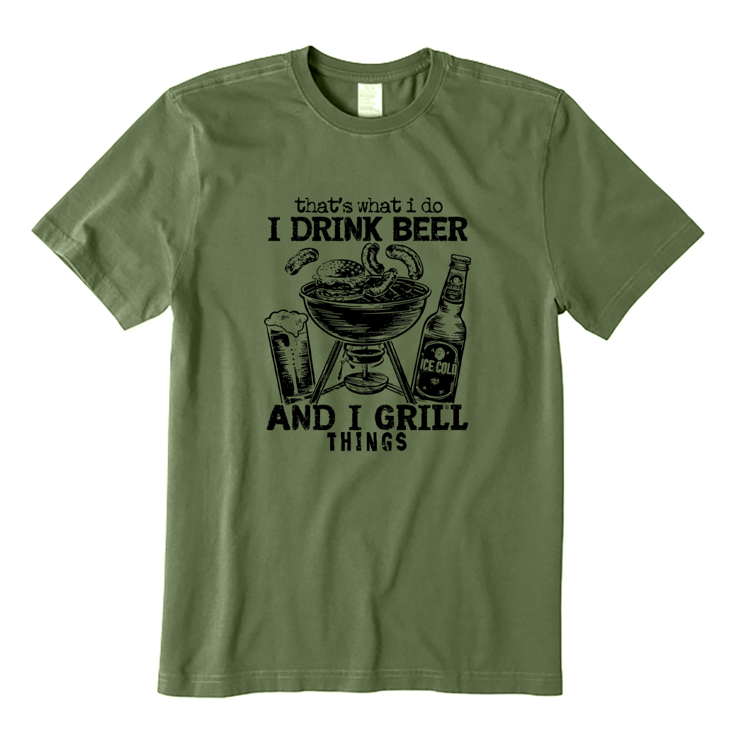 Drink Beer And Grill T-shirt