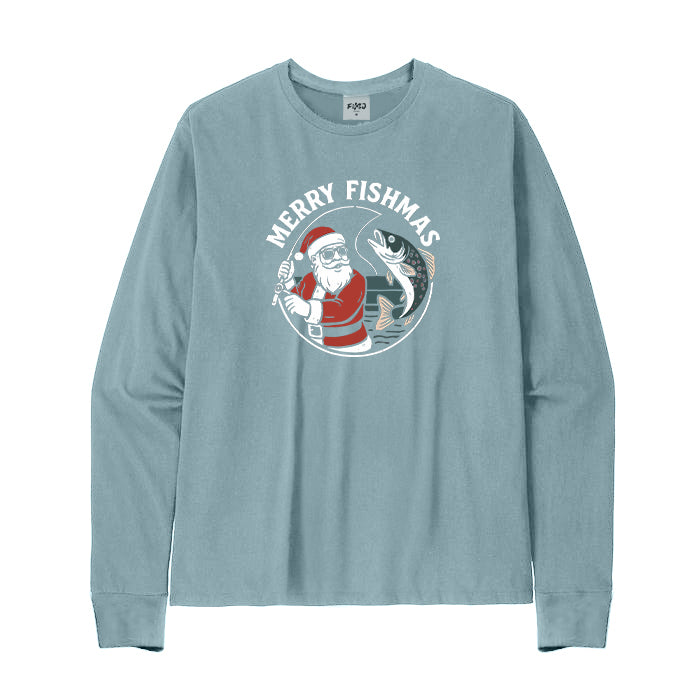 Merry Fishmas Long Sleeve T-Shirt