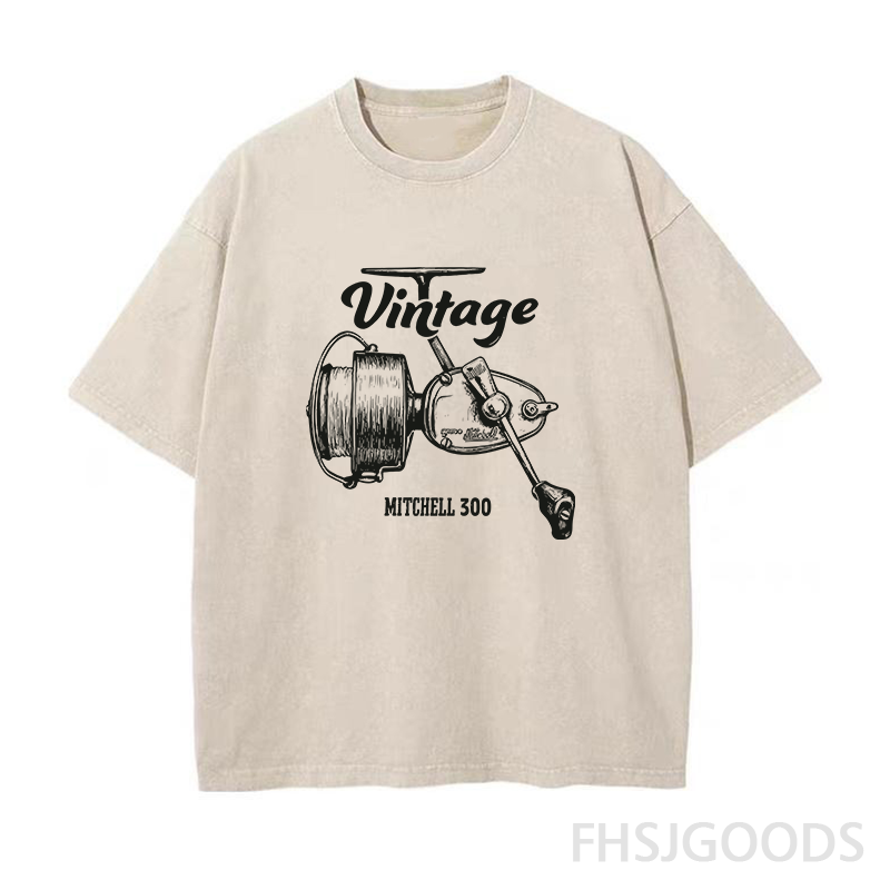 Vintage Mitchell 300 Unisex Distressed T-Shirt