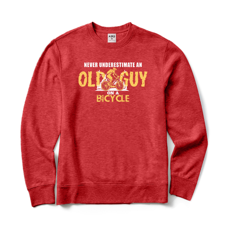 Funny Bicycle Crewneck Sweatshirt