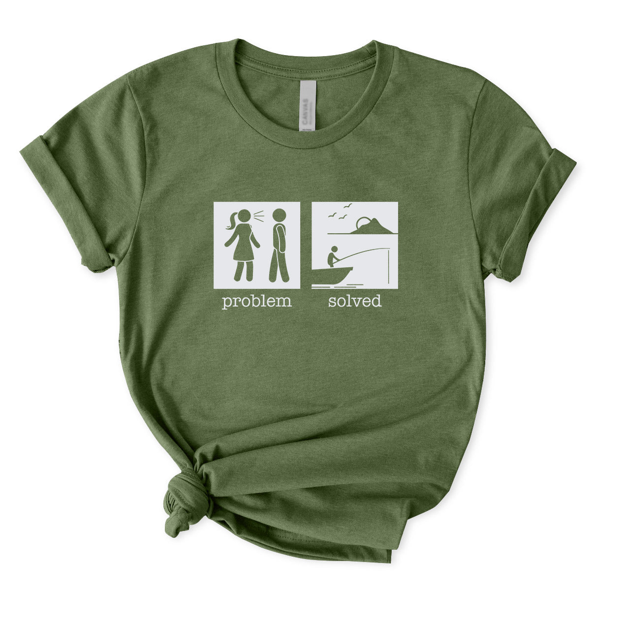 Fishing Solved All Problems T-Shirt for women