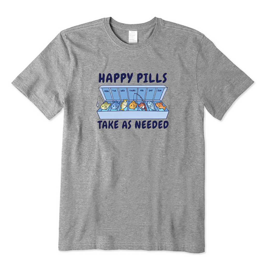 Fishing Happy Pills T-shirt