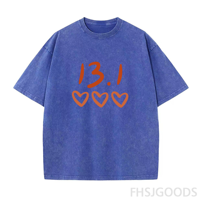 Half Marathon Runner Unisex Distressed T-Shirt